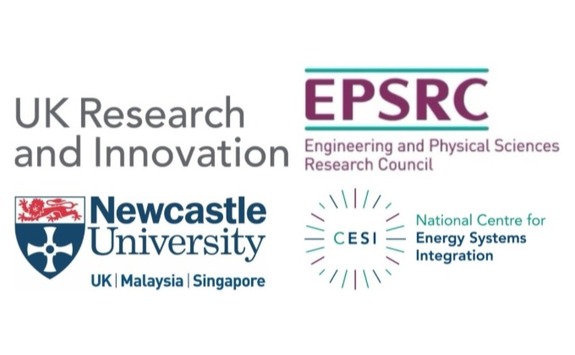 UKRI, EPSRC, Newcastle University & CESI logos